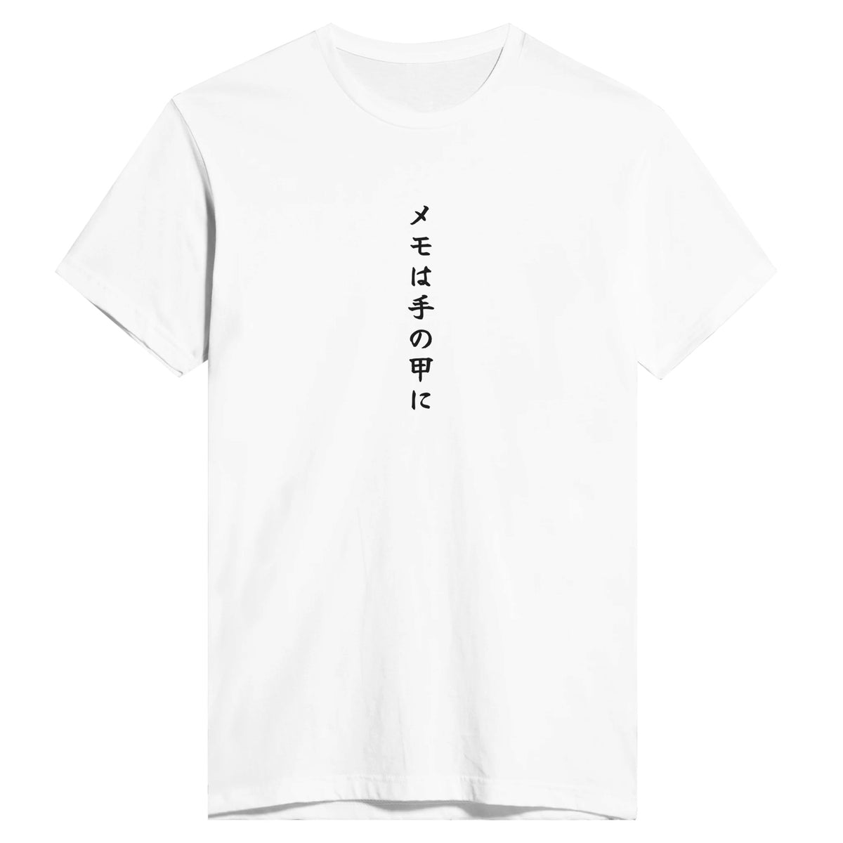 メモは手の甲に