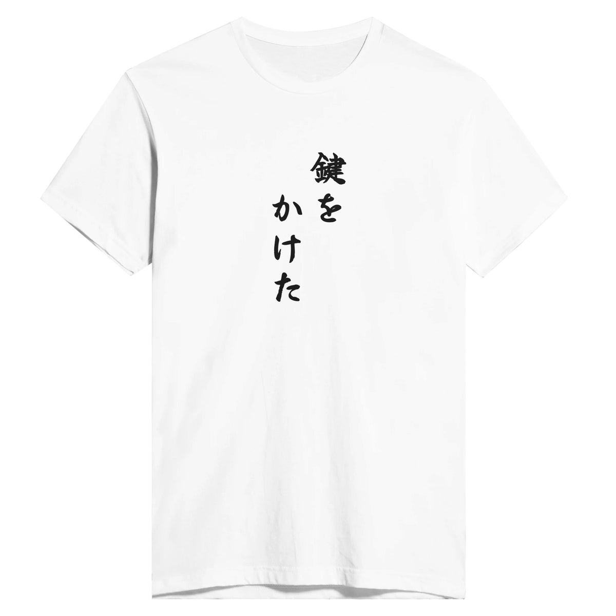 鍵をかけた