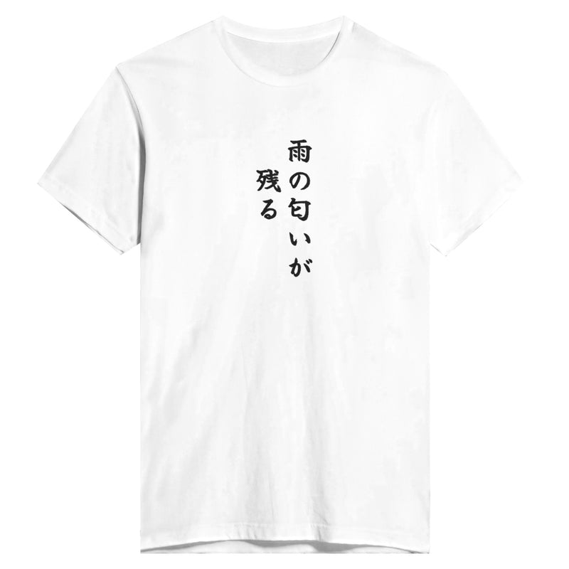 雨の匂いが残る
