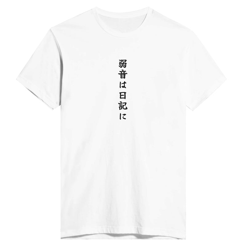 弱音は日記に