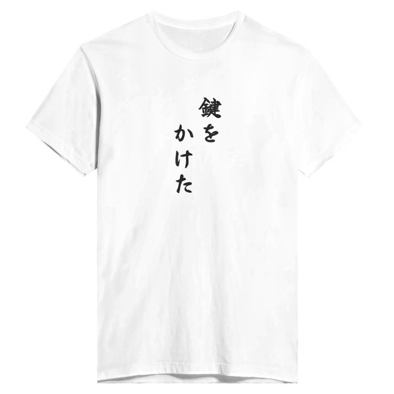 鍵をかけた